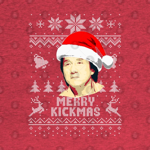 Jackie Chan Merry Kickmas by Nerd_art